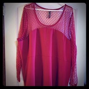 Red plenum flare top